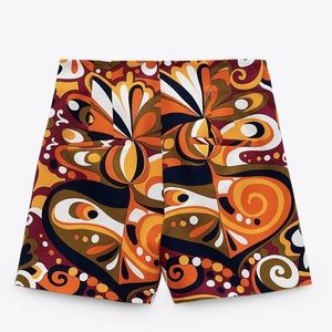 ZARA SZ L HIGH-WAIST MOD-INSPIRED SHORTS REF: 2933/178